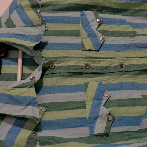 VINTAGE western button up with diamond studs - Picture 3 of 8